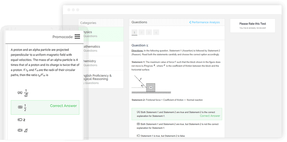 Free Online Mock Tests! image